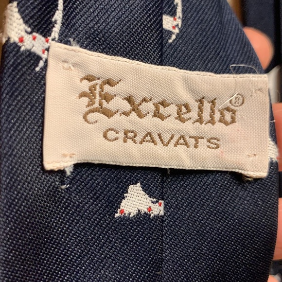 70’s VINTAGE CAPE COD MASSACHUSETTS MAP EMBROIDERED MAP NECKTIE - Picture 7 of 12